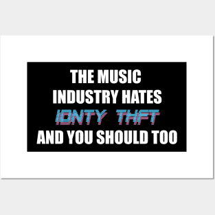 Music Industry Posters and Art